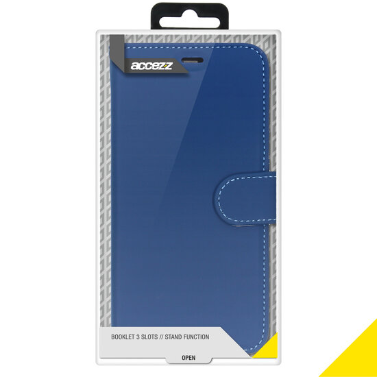 Accezz - Wallet Softcase Bookcase voor Samsung Galaxy S20 Ultra - Blue