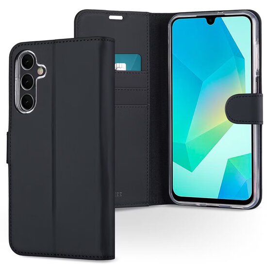 Accezz - Wallet Softcase Bookcase voor Samsung Galaxy A16 - Black