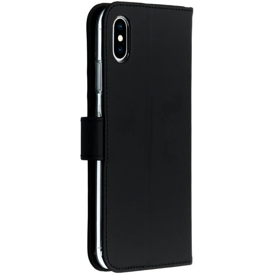 Accezz - Wallet Softcase Bookcase voor Apple iPhone Xs Max - Black