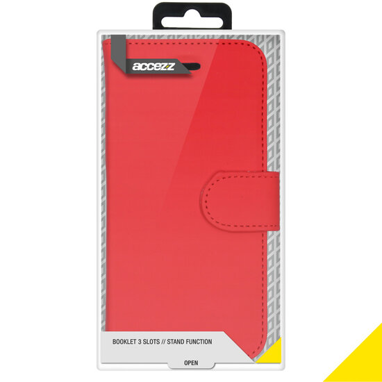 Accezz - Wallet Softcase Bookcase voor Apple iPhone 12 Pro Max - Red
