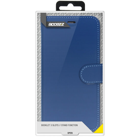 Accezz - Wallet Softcase Bookcase voor Apple iPhone 12 Pro Max - Blue