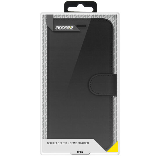 Accezz - Wallet Softcase Bookcase voor Apple iPhone 12 Pro Max - Black
