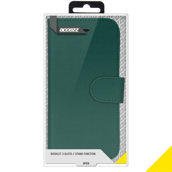 Accezz - Wallet Softcase Bookcase voor Apple iPhone 12 (Pro) - Green