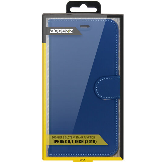 Accezz - Wallet Softcase Bookcase voor Apple iPhone 11 Pro Max - Blue