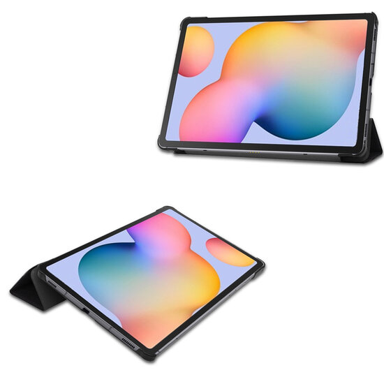 Accezz - Trifold Bookcase voor Samsung Galaxy Tab S6 Lite / Tab S6 Lite (2022) / Tab S6 Lite (2024) - Black