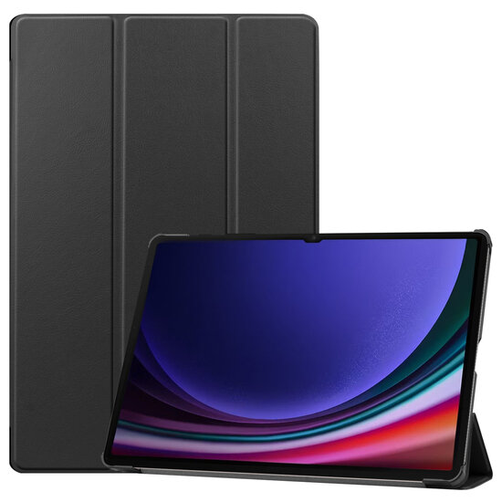 Accezz - Trifold Bookcase voor Samsung Galaxy Tab S10 Plus / Tab S9 Plus - Black