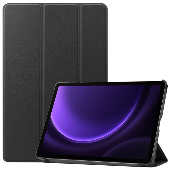 Accezz - Trifold Bookcase voor Samsung Galaxy Tab S10 Lite / S9 11.0 inch / Tab S10 FE / S9 FE 10.9 inch - Black