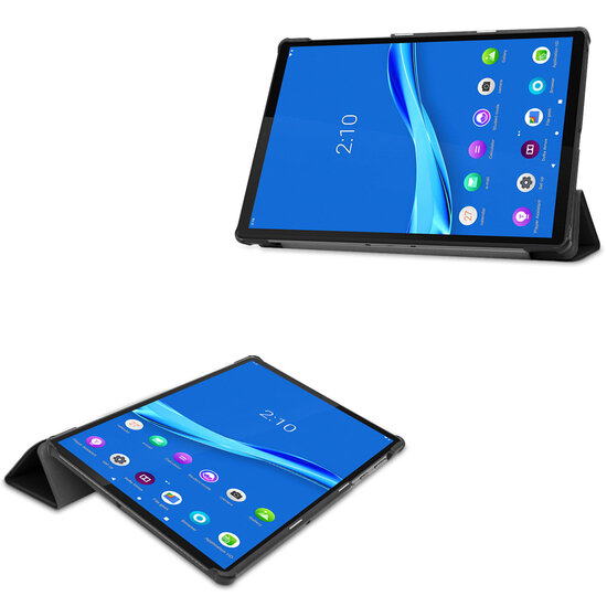 Accezz - Trifold Bookcase voor Lenovo Tab M10 Plus / M10 FHD Plus - Black