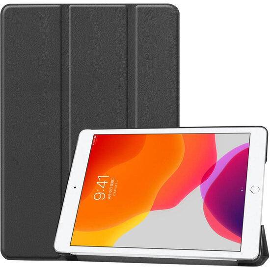 Accezz - Trifold Bookcase voor Apple iPad 9 (2021) 10.2 inch / iPad 8 (2020) 10.2 inch / iPad 7 (2019) 10.2 inch - Black