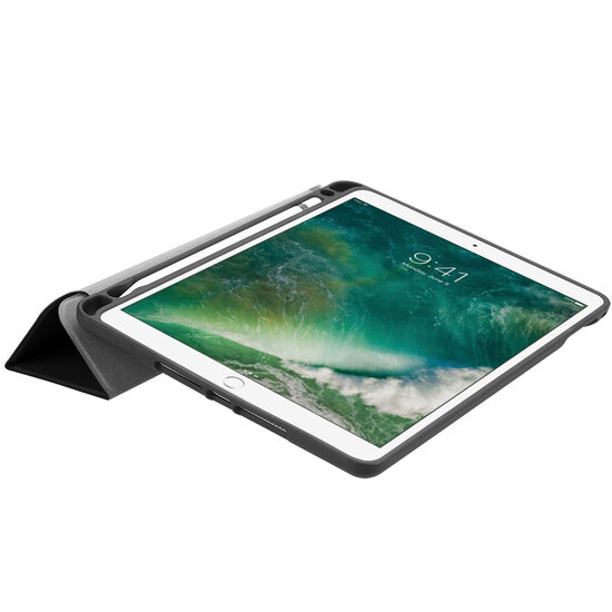 Accezz - Trifold Bookcase voor Apple iPad 6 (2018) 9.7 inch / iPad 5 (2017) 9.7 inch / Air 2 (2014)/Air 1 (2013) - Black