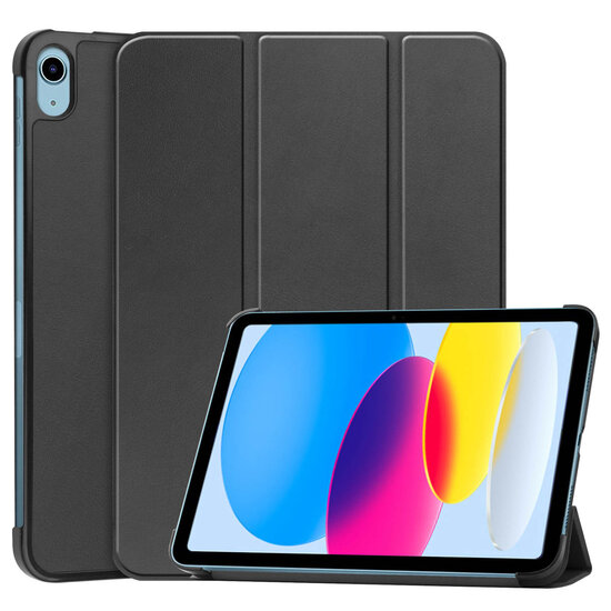 Accezz - Trifold Bookcase voor Apple iPad 11 (2025) 11 inch A16 / iPad 10 (2022) 10.9 inch - Black