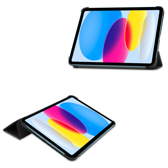 Accezz - Trifold Bookcase voor Apple iPad 11 (2025) 11 inch A16 / iPad 10 (2022) 10.9 inch - Black