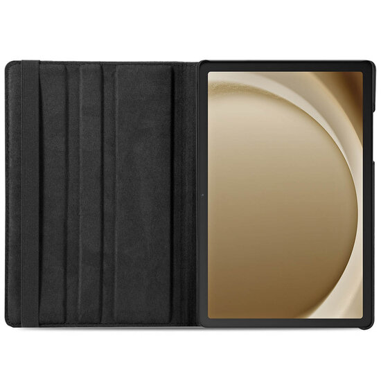 Accezz - 360&deg; draaibare Bookcase voor Samsung Galaxy Tab A9 Plus - Black