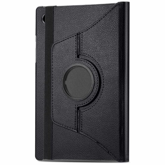 Accezz - 360&deg; draaibare Bookcase voor Samsung Galaxy Tab A8 - Black