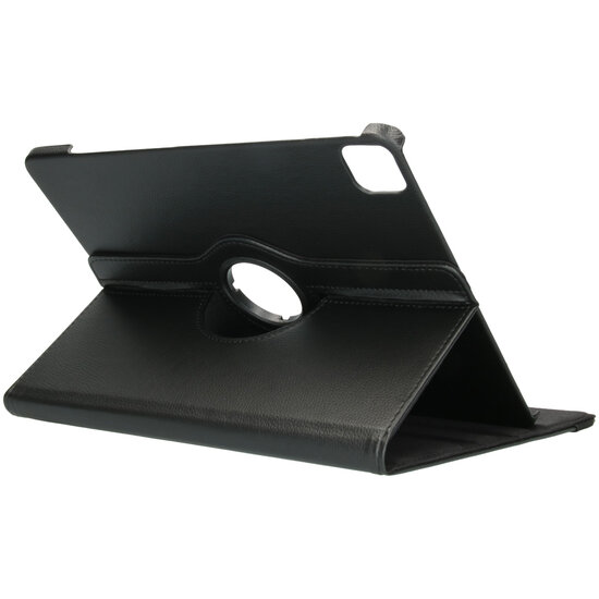 Accezz - 360&deg; draaibare Bookcase voor Apple iPad Pro 12.9 (2022) / Pro 12.9 (2021) / Pro 12.9 (2020) - Black
