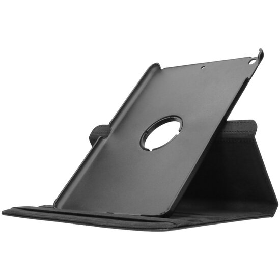 Accezz - 360&deg; draaibare Bookcase voor Apple iPad 9 (2021) 10.2 inch / iPad 8 (2020) 10.2 inch / iPad 7 (2019) 10.2 inch - Black