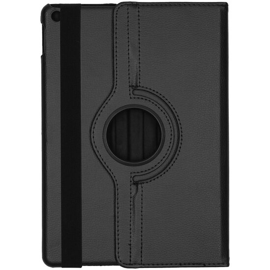 Accezz - 360&deg; draaibare Bookcase voor Apple iPad 9 (2021) 10.2 inch / iPad 8 (2020) 10.2 inch / iPad 7 (2019) 10.2 inch - Black