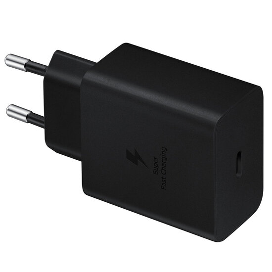 Samsung - Originele Super Fast Charging Adapter USB-C in Fabrieksverpakking - 45 watt - Black