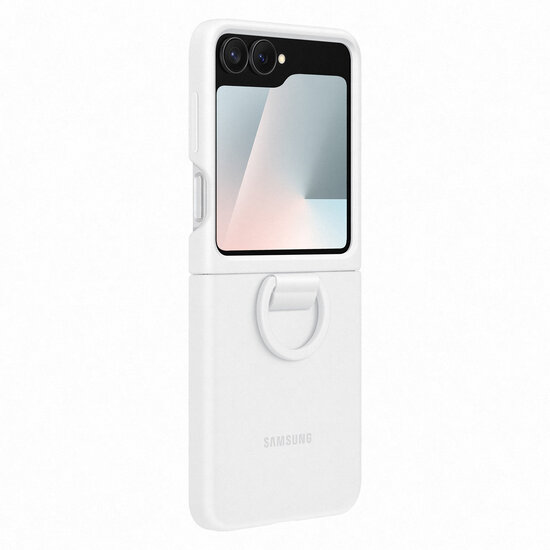 Samsung - Originele Silicone Cover Ring voor Samsung Galaxy Z Flip 6 / Flip 7 FE - White