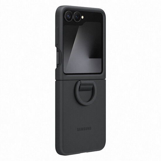 Samsung - Originele Silicone Cover Ring voor Samsung Galaxy Z Flip 6 / Flip 7 FE - Black