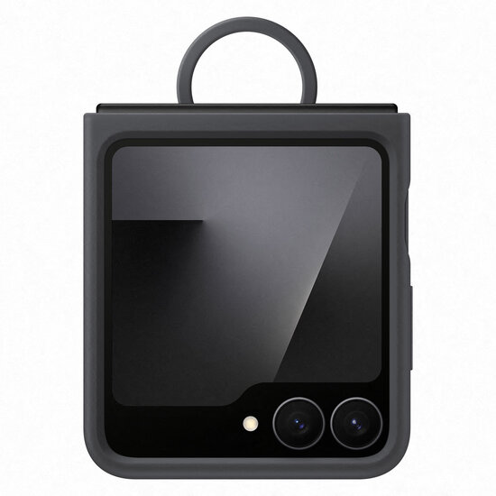 Samsung - Originele Silicone Cover Ring voor Samsung Galaxy Z Flip 6 / Flip 7 FE - Black