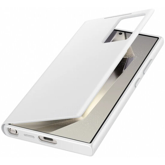 Samsung - Originele S View Cover voor Samsung Galaxy S24 Ultra - White