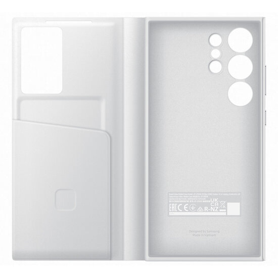 Samsung - Originele S View Cover voor Samsung Galaxy S24 Ultra - White