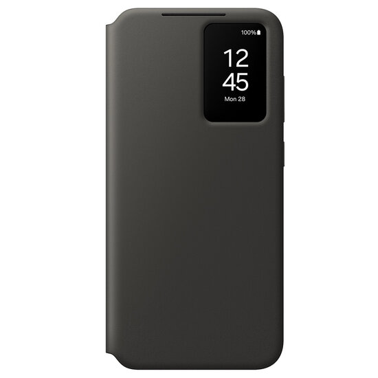 Samsung - Originele S View Cover voor Samsung Galaxy S24 FE - Black