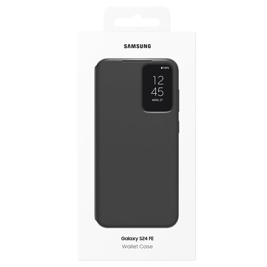Samsung - Originele S View Cover voor Samsung Galaxy S24 FE - Black