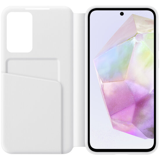 Samsung - Originele S View Cover voor Samsung Galaxy A35 - White