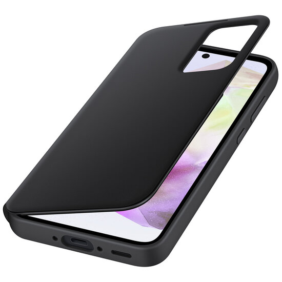 Samsung - Originele S View Cover voor Samsung Galaxy A35 - Black