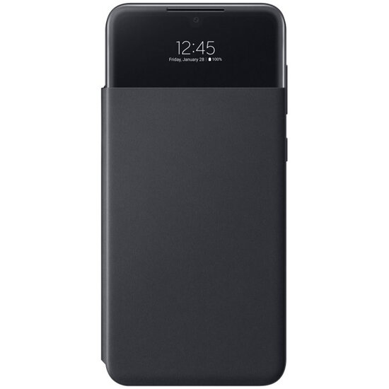 Samsung - Originele S View Cover voor Samsung Galaxy A33 - Black