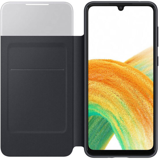 Samsung - Originele S View Cover voor Samsung Galaxy A33 - Black