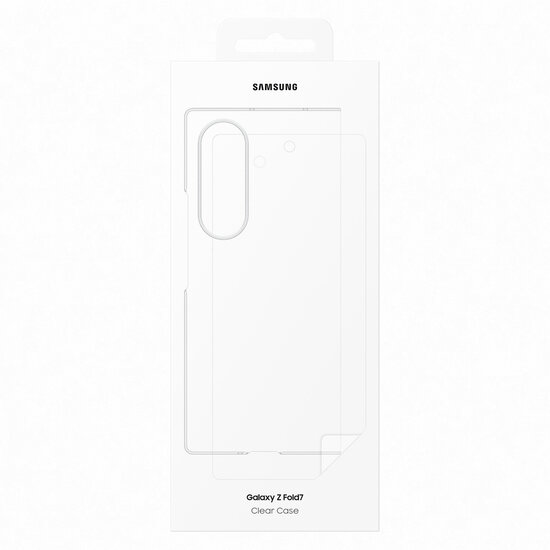 Samsung - Originele Case voor Samsung Galaxy Z Fold 7 - Transparent