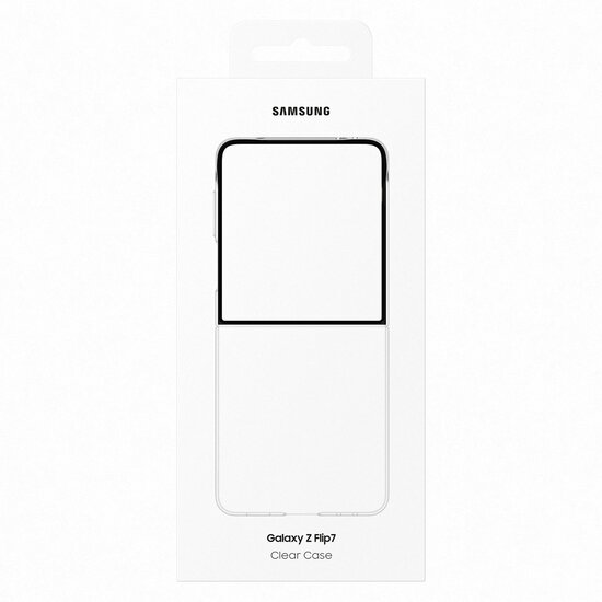 Samsung - Originele Case voor Samsung Galaxy Z Flip 7 - Transparent