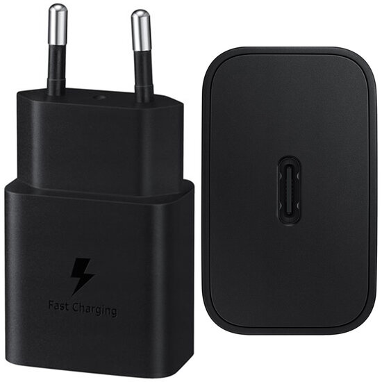 Samsung - Originele Power Adapter - Oplader - USB-C aansluiting - Fast Charge - 15 Watt - Black