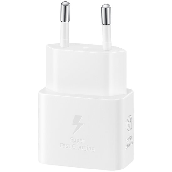 Samsung - Originele 25W Efficiency Adapter met USB-C naar USB-C kabel - 1 m - White