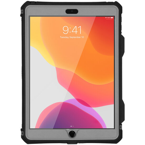 Redpepper - Waterproof Backcase voor Apple iPad 9 (2021) 10.2 inch / iPad 8 (2020) 10.2 inch / iPad 7 (2019) 10.2 inch - Black