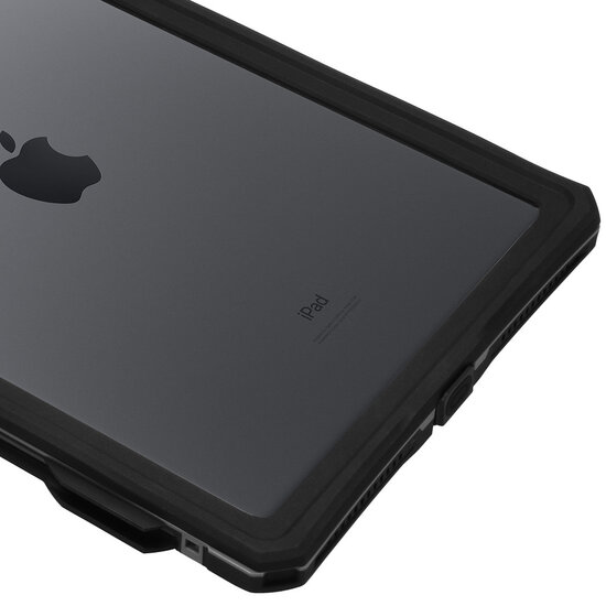 Redpepper - Waterproof Backcase voor Apple iPad 9 (2021) 10.2 inch / iPad 8 (2020) 10.2 inch / iPad 7 (2019) 10.2 inch - Black