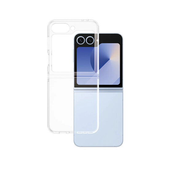 CARE by PanzerGlass - Urban Combat Case voor Samsung Galaxy Z Flip 6 / Flip 7 FE - Transparent