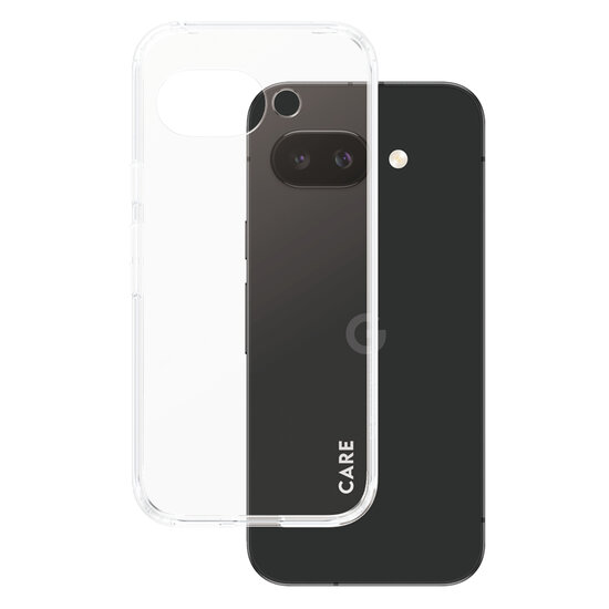 CARE by PanzerGlass - Urban Combat Case MagSafe voor Google Pixel 9A - Transparent