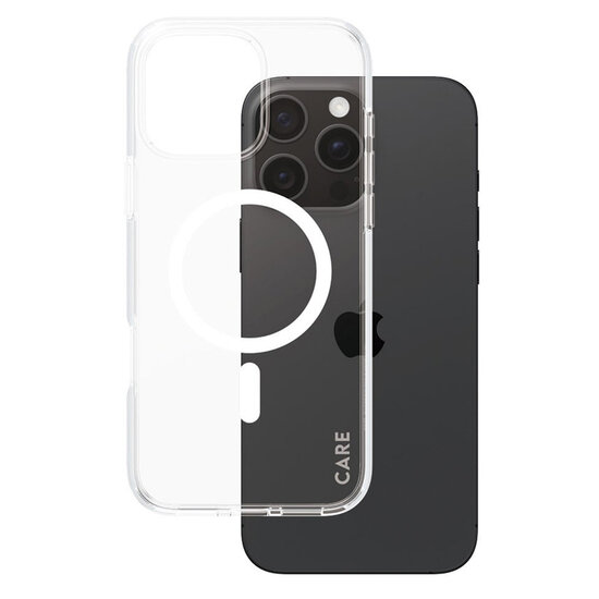 CARE by PanzerGlass - Urban Combat Case MagSafe voor Apple iPhone 16 Pro Max - White