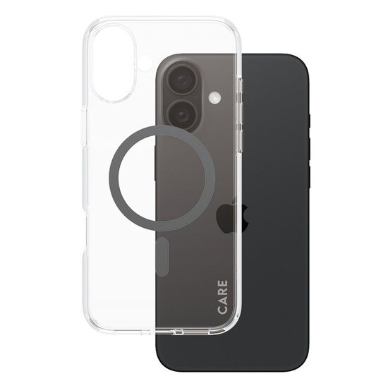 CARE by PanzerGlass - Urban Combat Case MagSafe voor Apple iPhone 16 Plus - Blue