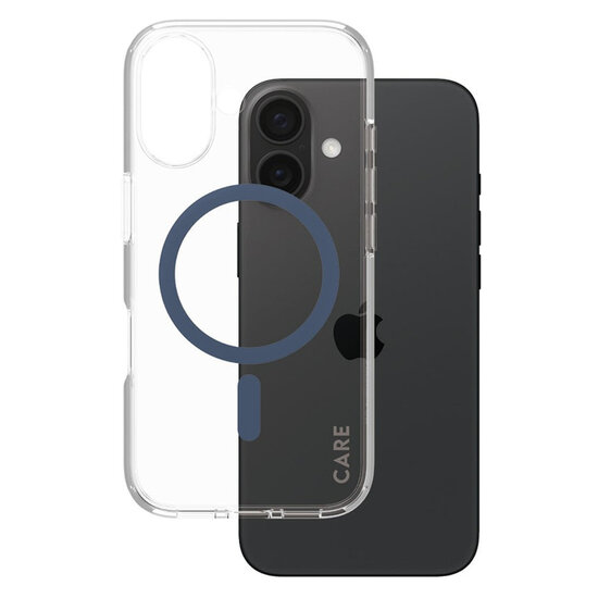 CARE by PanzerGlass - Urban Combat Case MagSafe voor Apple iPhone 16 - Blue