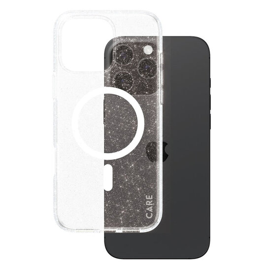 CARE by PanzerGlass - Star Lit Case MagSafe voor Apple iPhone 16 Pro Max - Star Lit