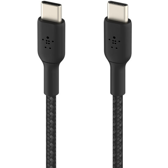 Belkin - Boost Charge Braided USB-C naar USB-C kabel - 1 m - Black
