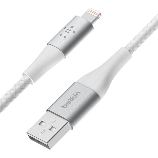 Belkin - Boost Charge Braided Lightning naar USB kabel - 2 m - White