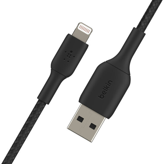Belkin - Boost Charge Braided Lightning naar USB kabel - 1 m - Black