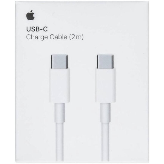 Apple - USB-C naar USB-C oplaadkabel - 2 m - White