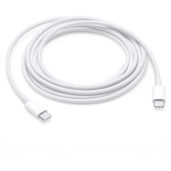 Apple - USB-C naar USB-C oplaadkabel - 2 m - White